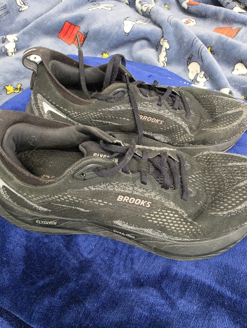 Brooks Black Men's Glycerin Running Sneakers